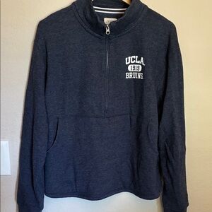 League Navy Women's Cowl Neck Sweater